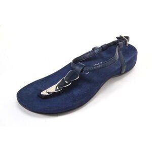 VIONIC sandals thong shoes leather strappy womens shoes sz 5